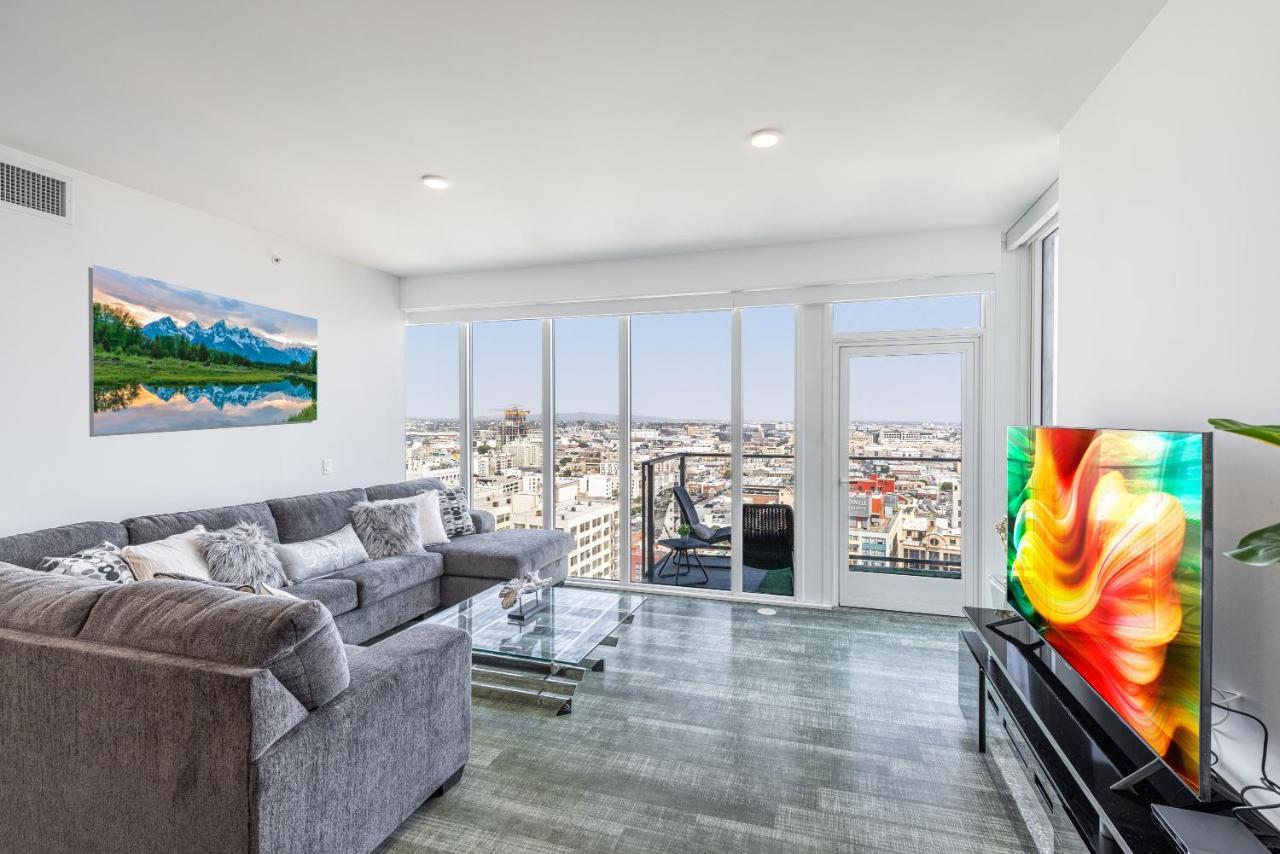 Top Floor High Rise 3 Bed Dtla Skyscraper Penthouse 로스앤젤레스 외부 사진