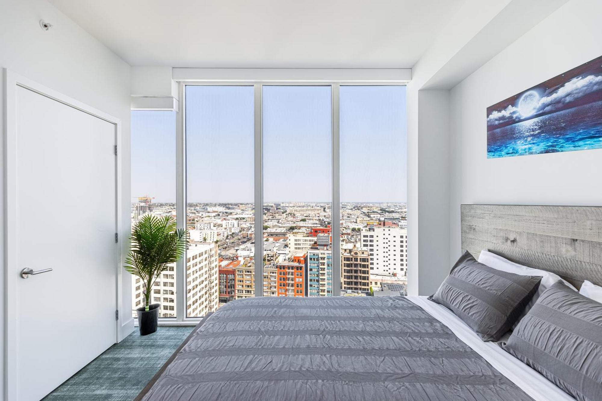 Top Floor High Rise 3 Bed Dtla Skyscraper Penthouse 로스앤젤레스 외부 사진