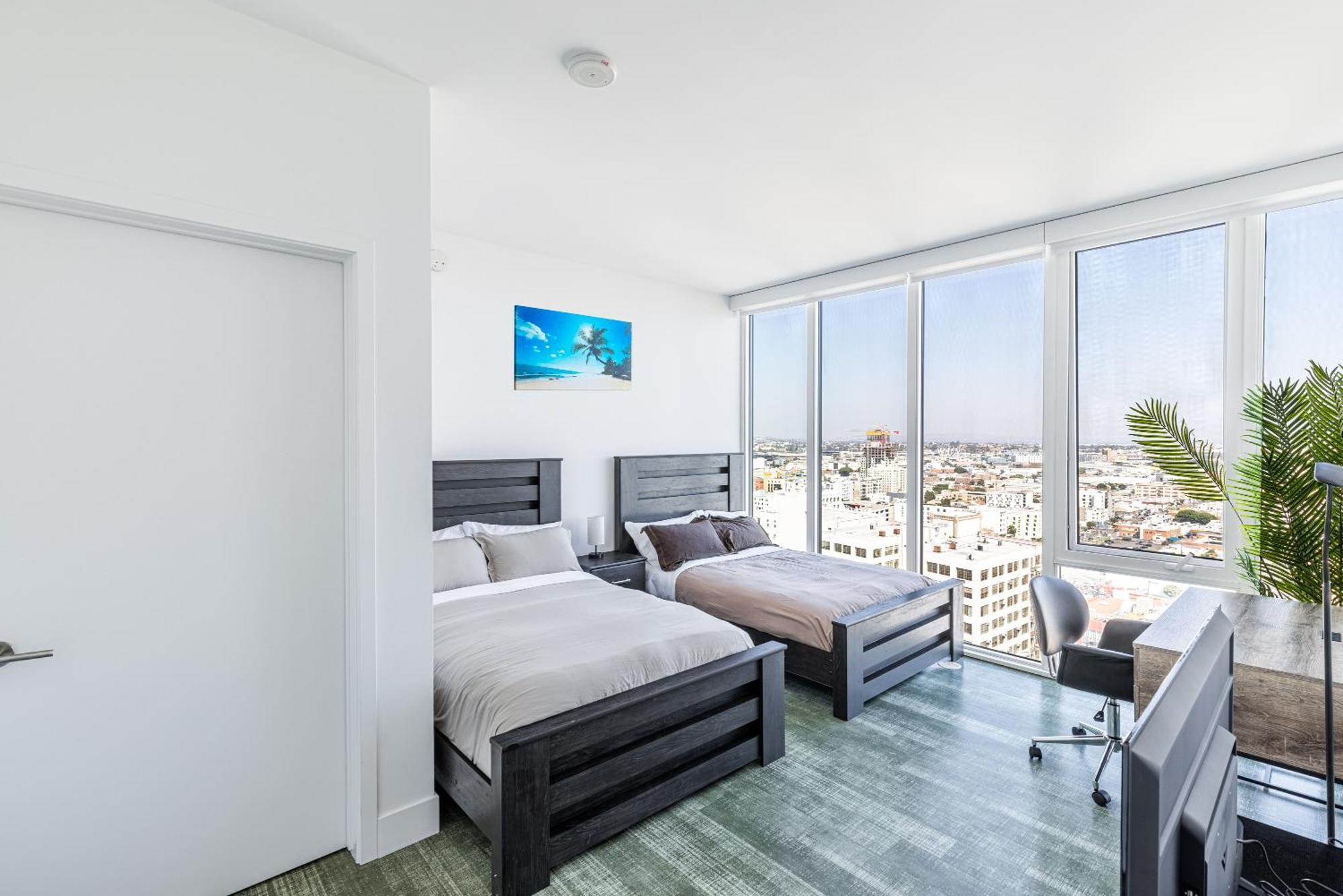 Top Floor High Rise 3 Bed Dtla Skyscraper Penthouse 로스앤젤레스 외부 사진