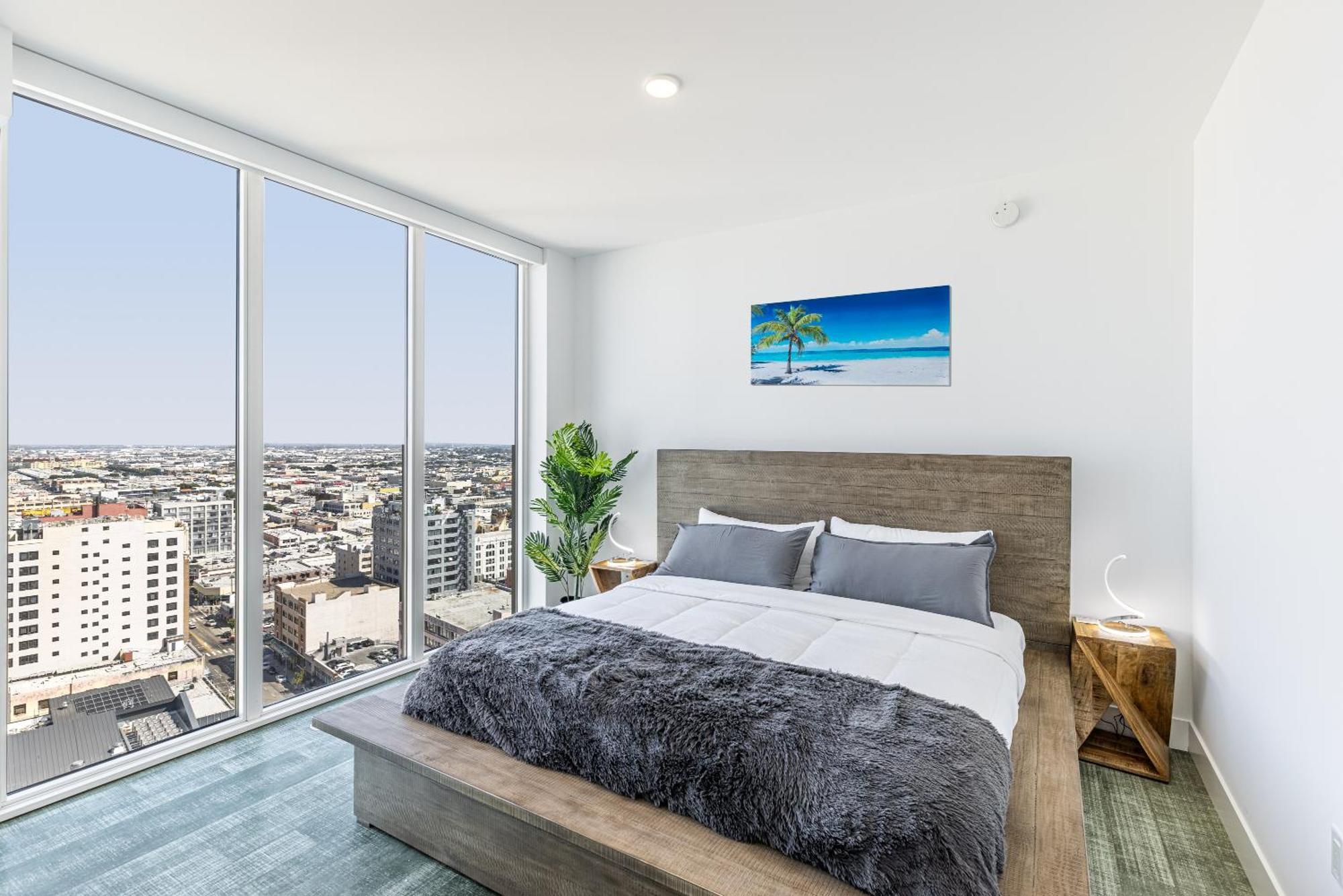 Top Floor High Rise 3 Bed Dtla Skyscraper Penthouse 로스앤젤레스 외부 사진