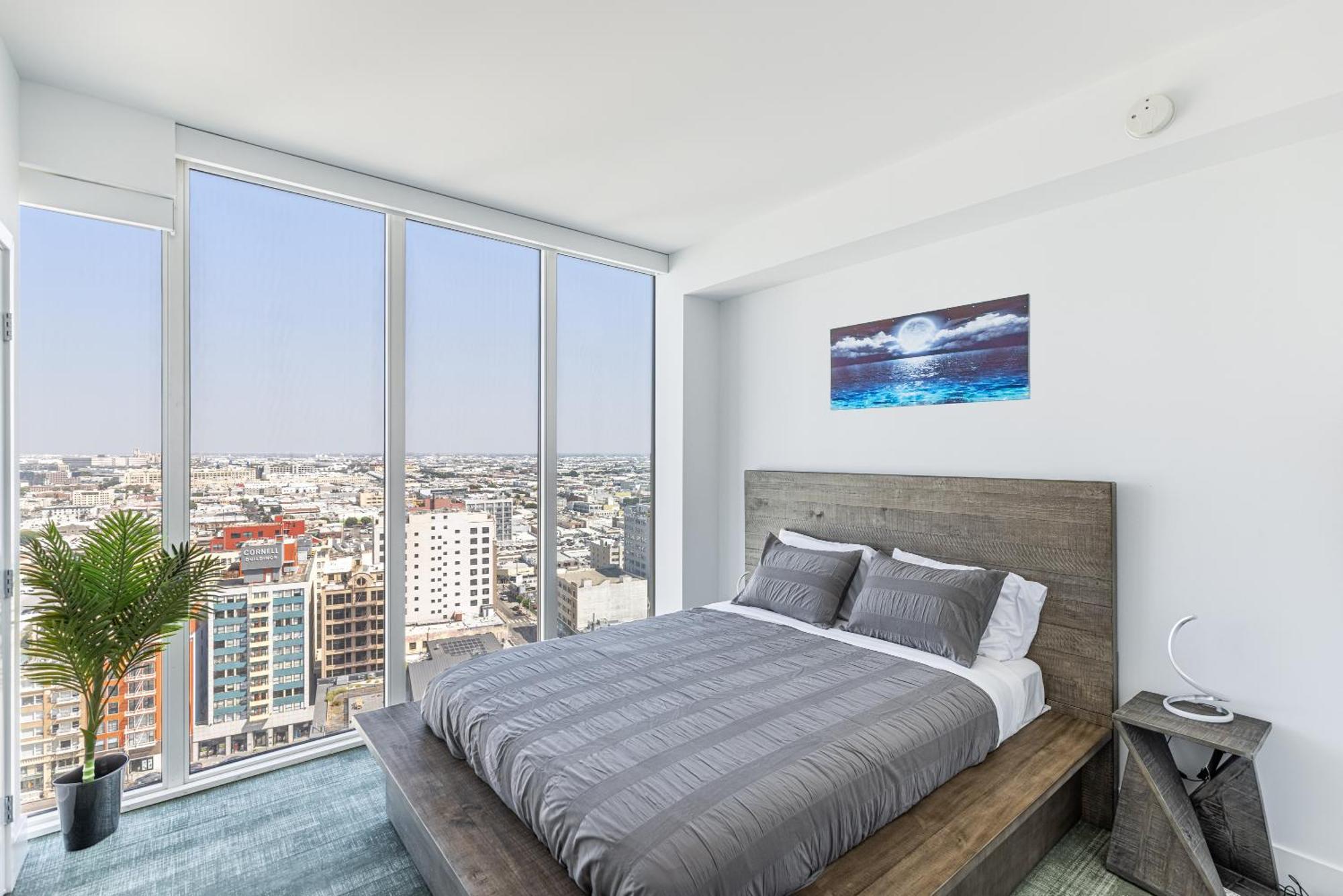 Top Floor High Rise 3 Bed Dtla Skyscraper Penthouse 로스앤젤레스 외부 사진