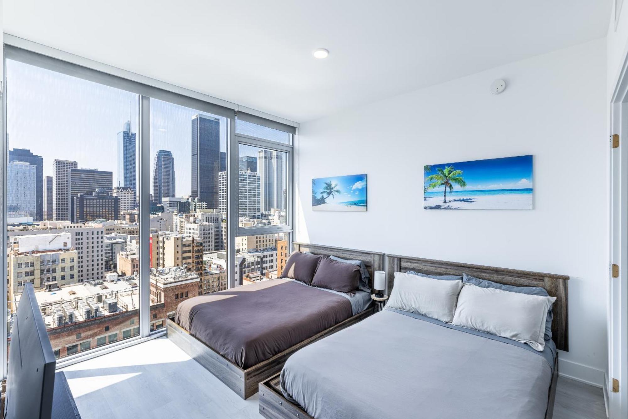 Top Floor High Rise 3 Bed Dtla Skyscraper Penthouse 로스앤젤레스 외부 사진