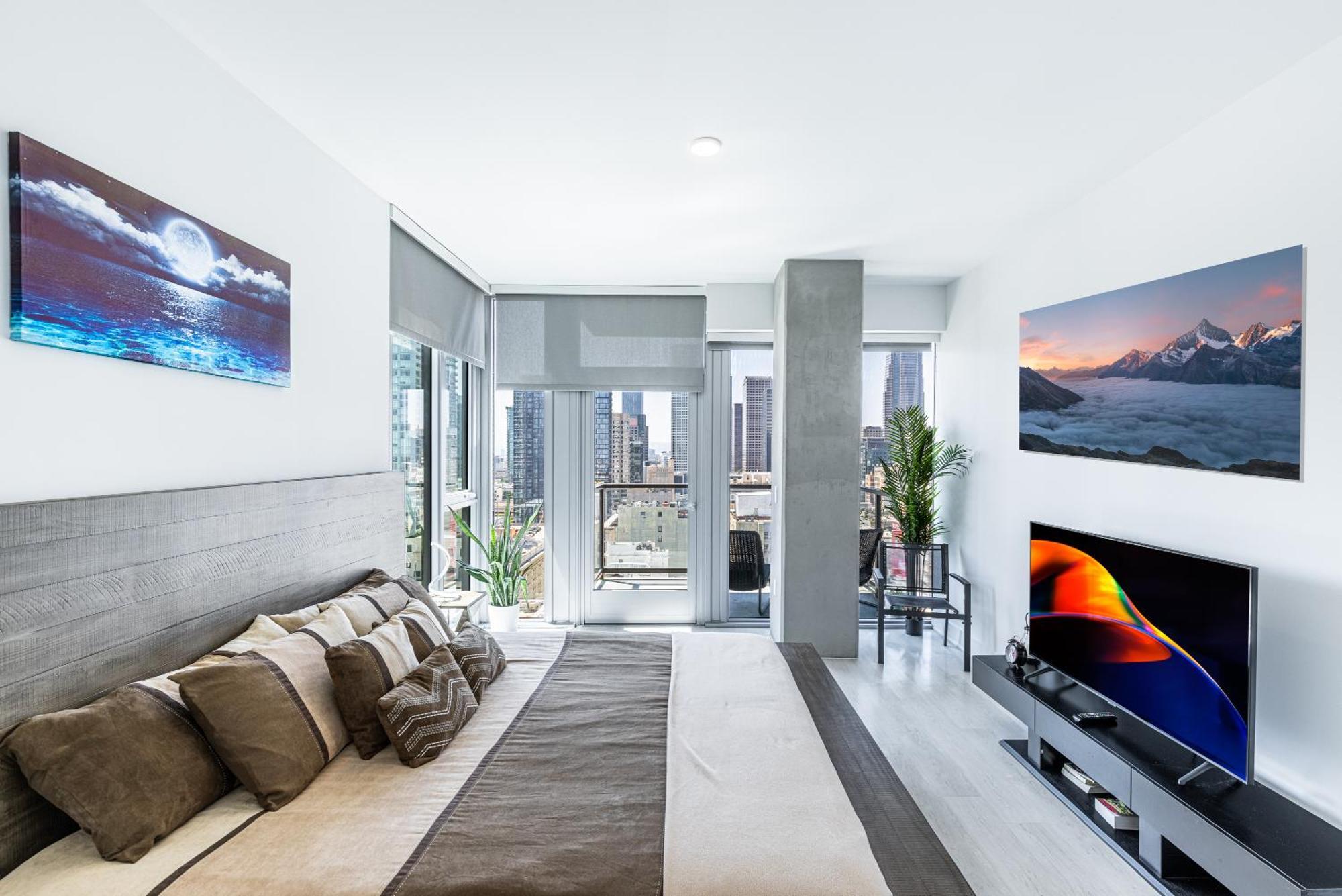 Top Floor High Rise 3 Bed Dtla Skyscraper Penthouse 로스앤젤레스 외부 사진